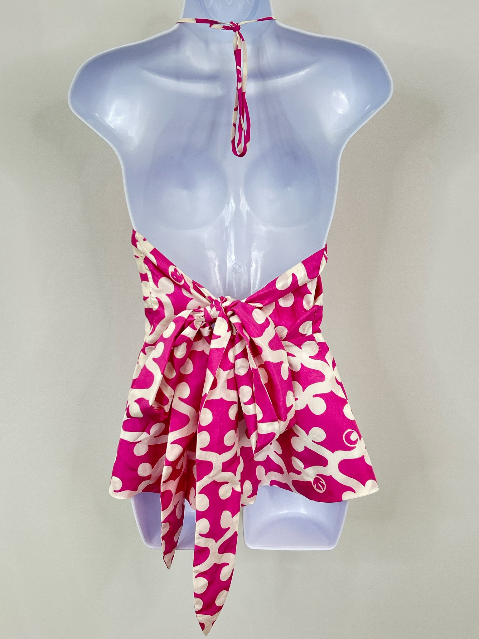 CK Bradley Size 2 FUSCHIA AND WHITE Women Top