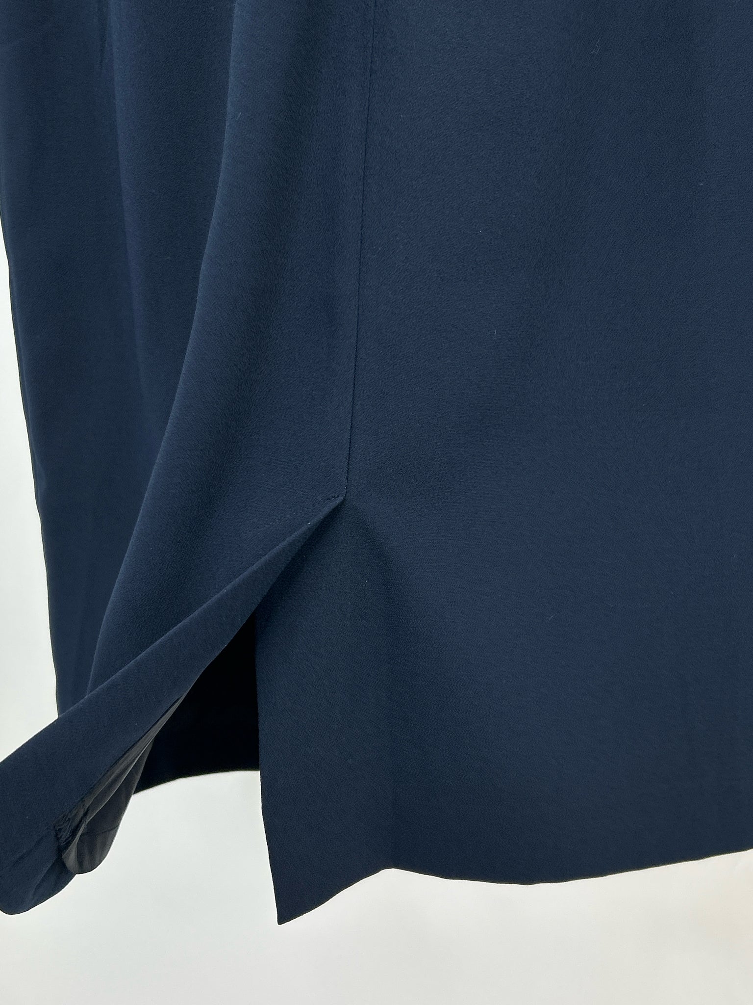 BROOKS BROTHERS Size 12P Navy Women Dress