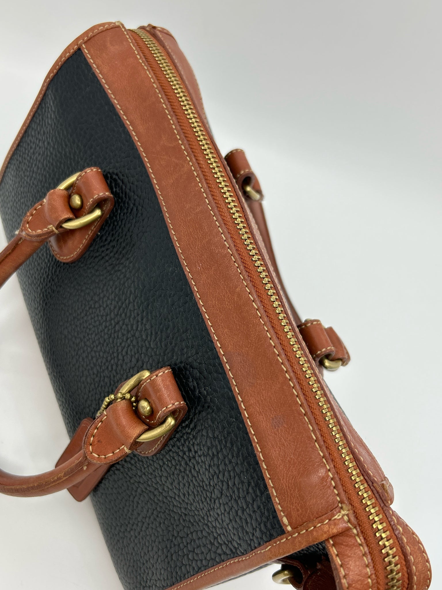 COACH Vintage Black and  Tan Women Purse