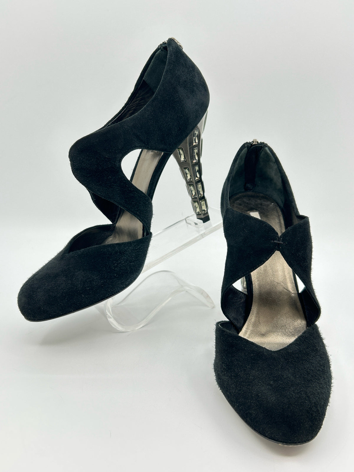 MIU MIU Size 39.5 Black Women Pumps