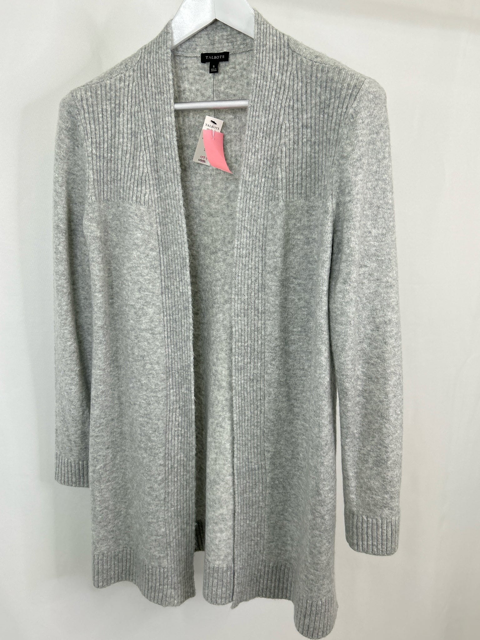 TALBOTS Size S Grey Women Cardigan