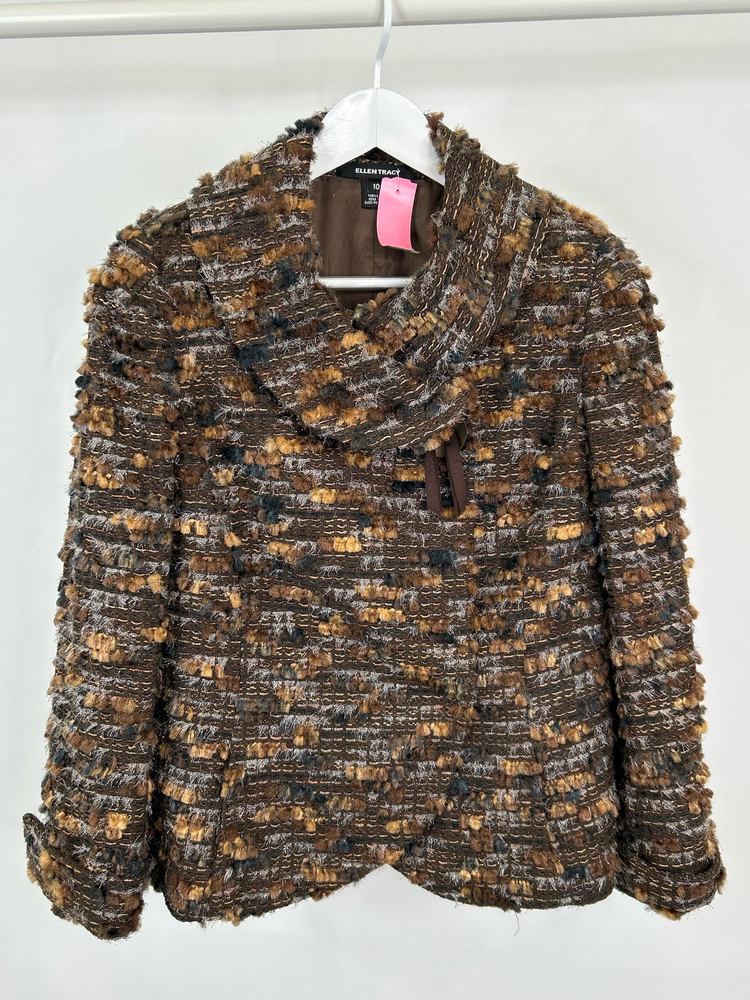 ELLEN TRACY Size 10 Brown Women Blazer