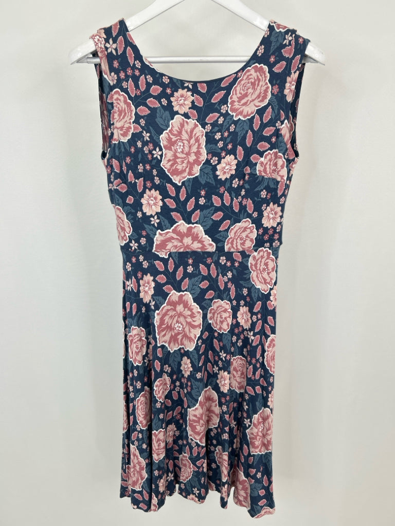 LOFT Size S Blue floral Women's Dress