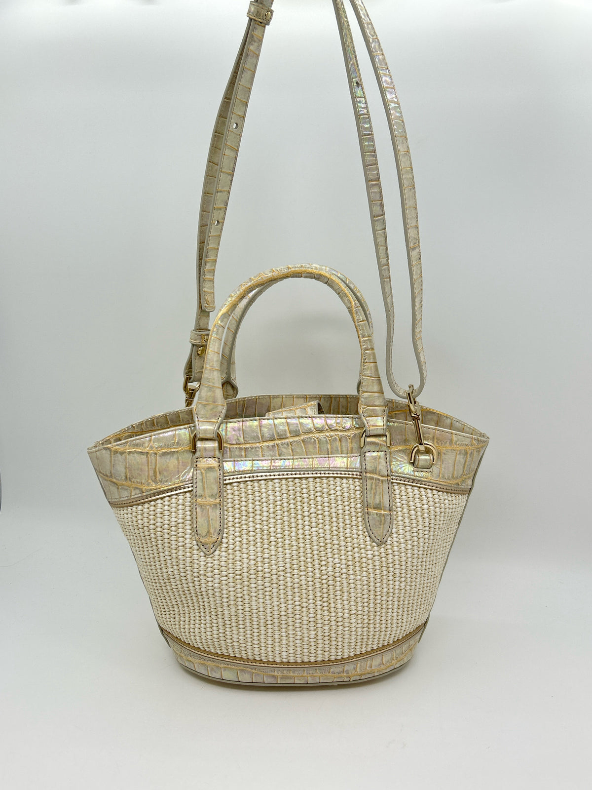 BRAHMIN Cream Women Purse