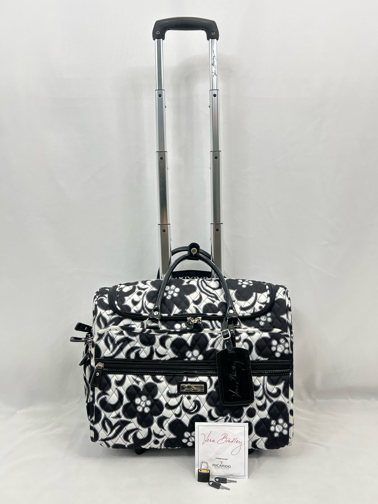 VERA BRADLEY Black & White Luggage