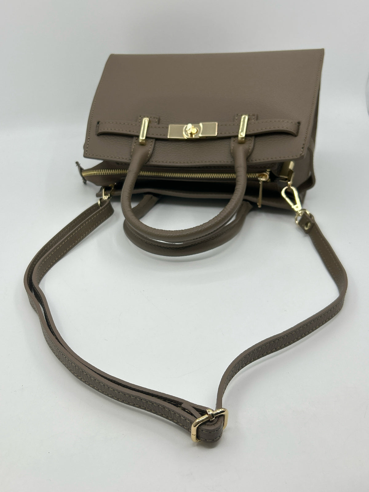 VERA PELLE Taupe Women Purse