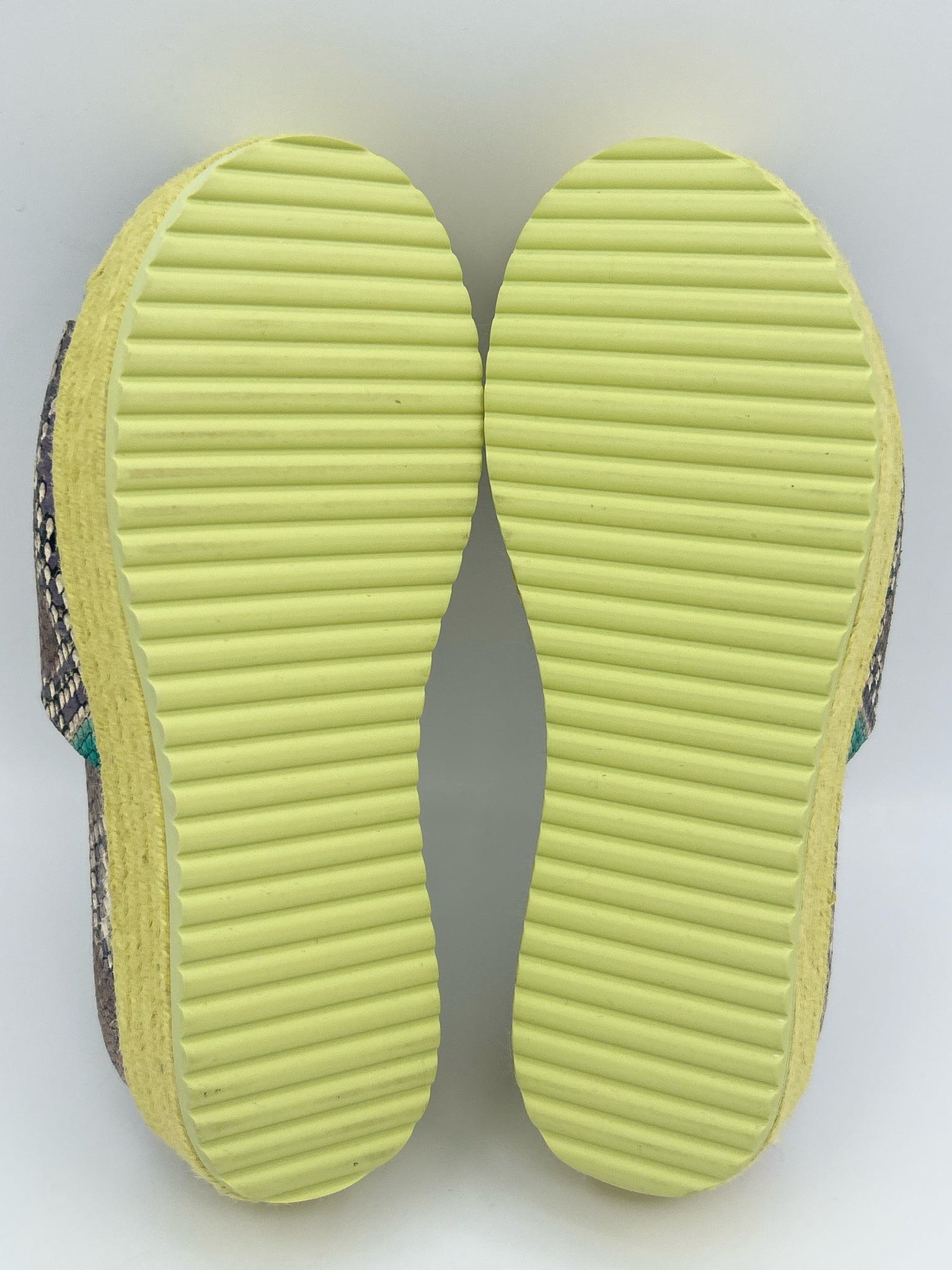 KATE SPADE Size 6.5B Yellow Print Women Sandal