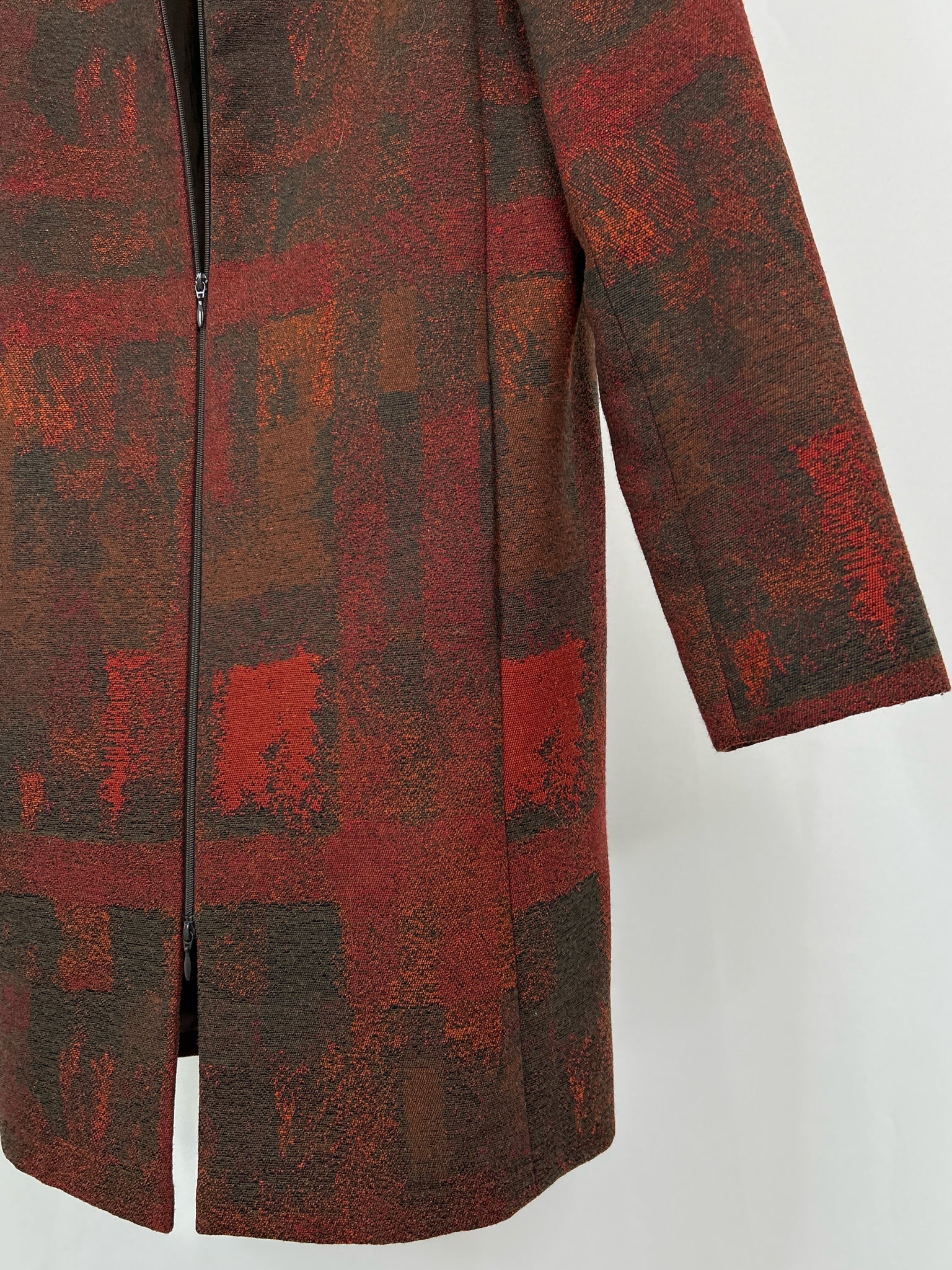 LAFAYETTE 148 Size M Red Print Women Jacket