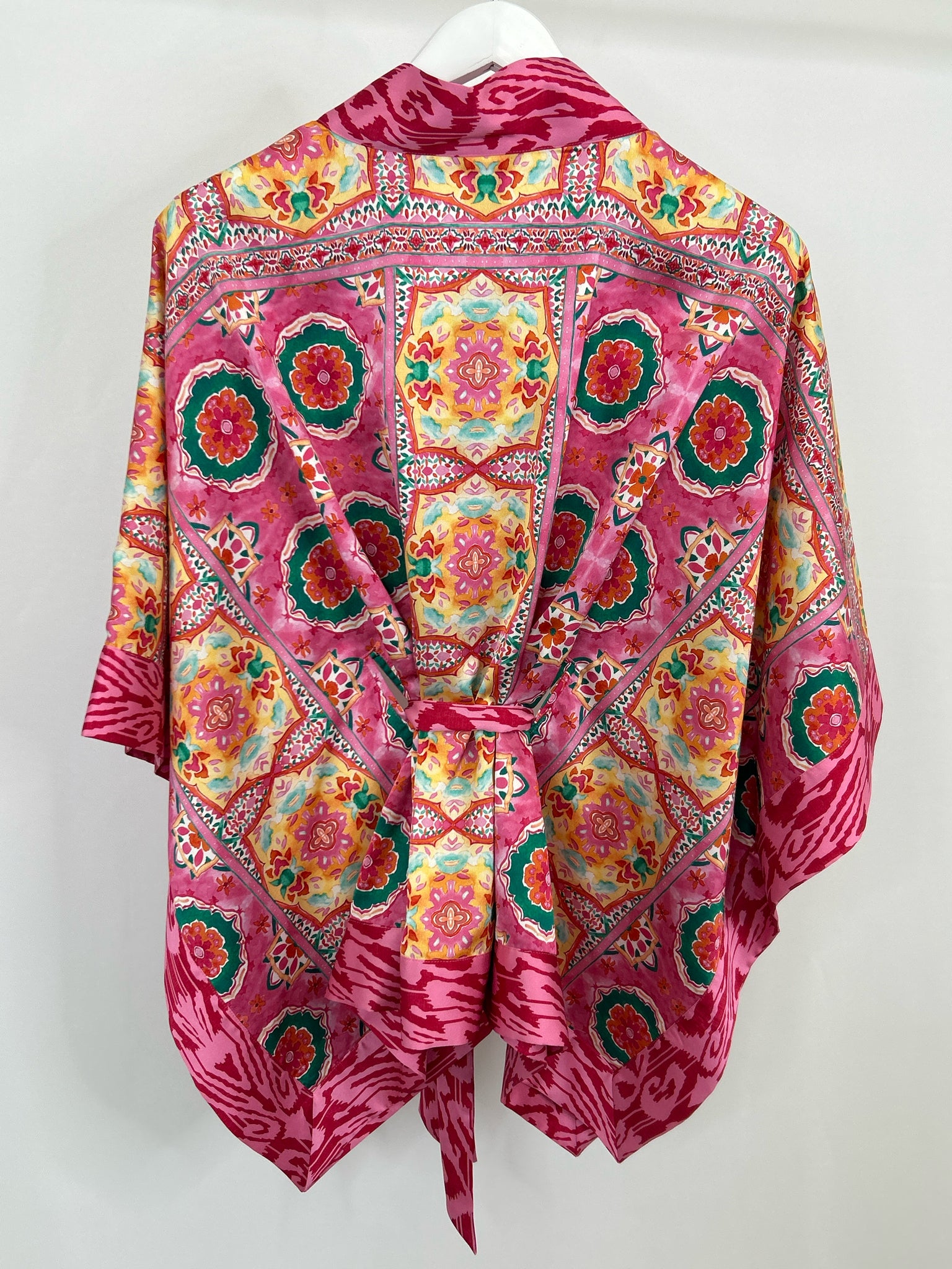 MARCIANO BY GUESS Size XS/S Pink Print Women Kimono NWT