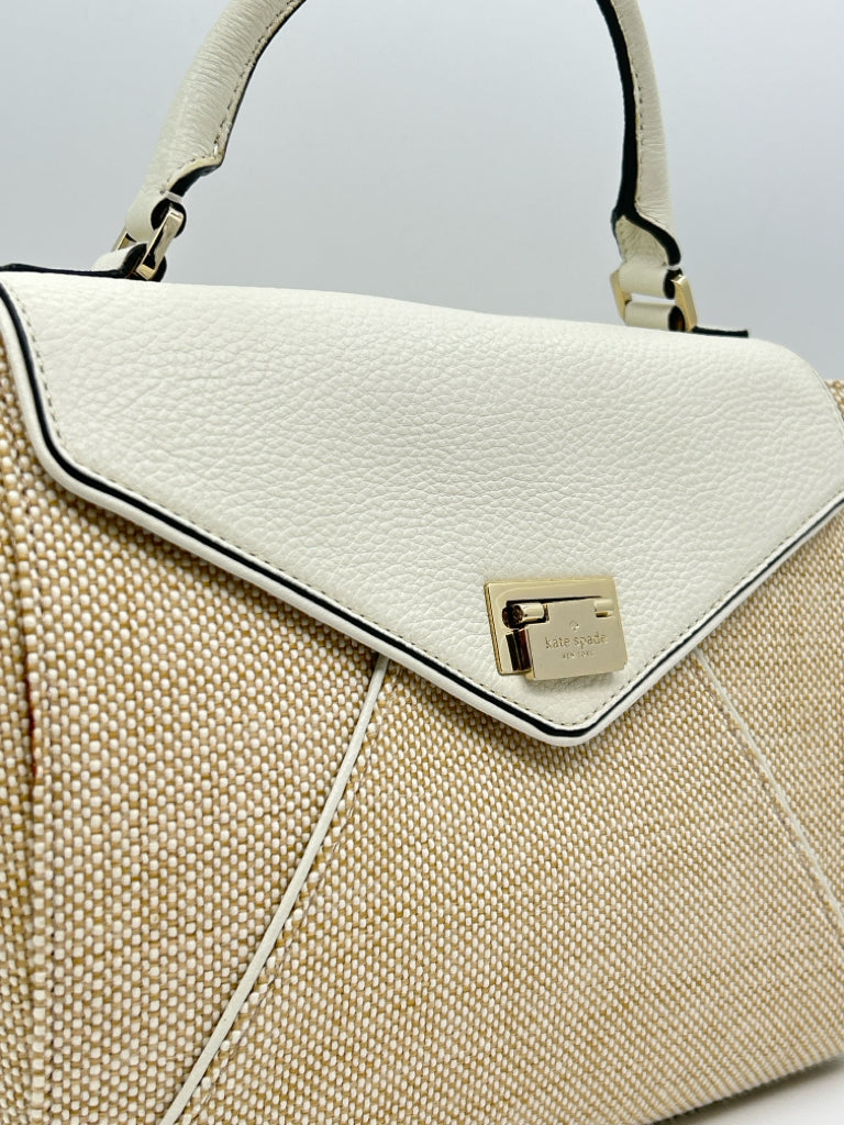 KATE SPADE White and Natural Women's Purse