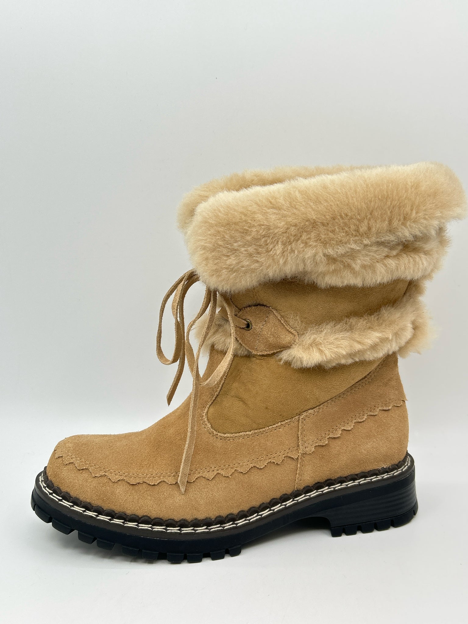 COLDWATER CREEK Size 6.5 Tan Women Boots