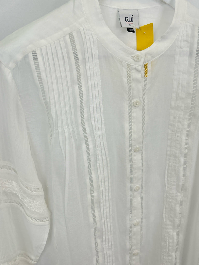 CABI Women Size M White Top