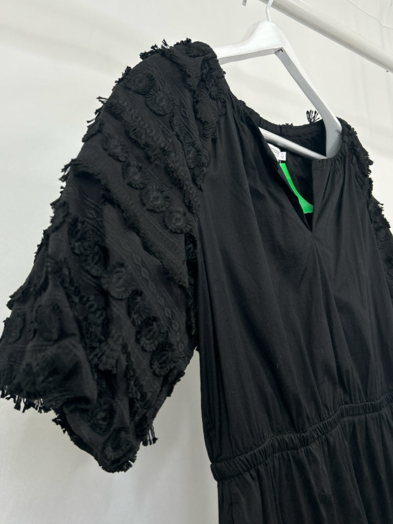 CHICO'S Size 8 Black Dress