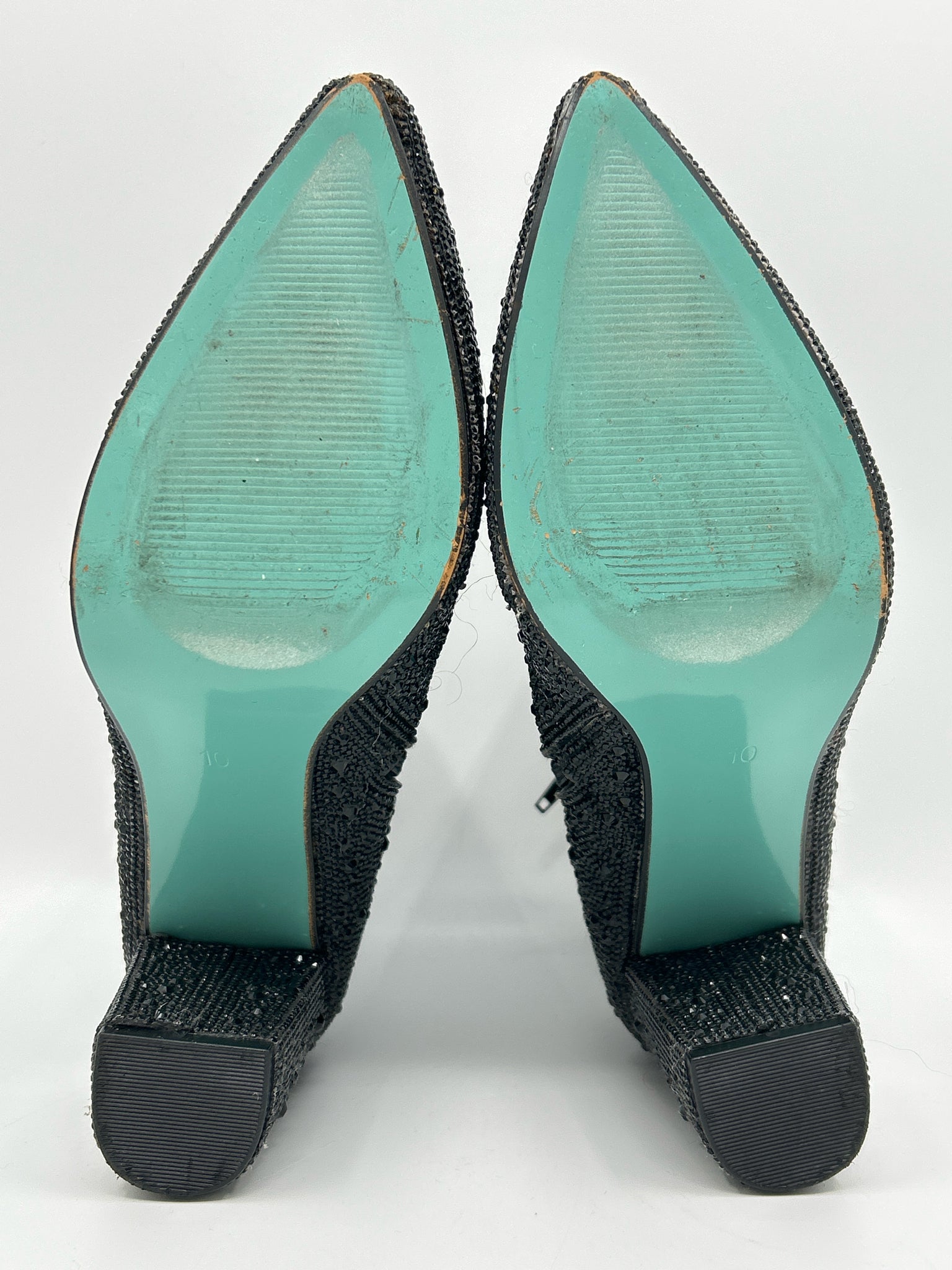 BETSEY JOHNSON Size 10 Black Women Booties