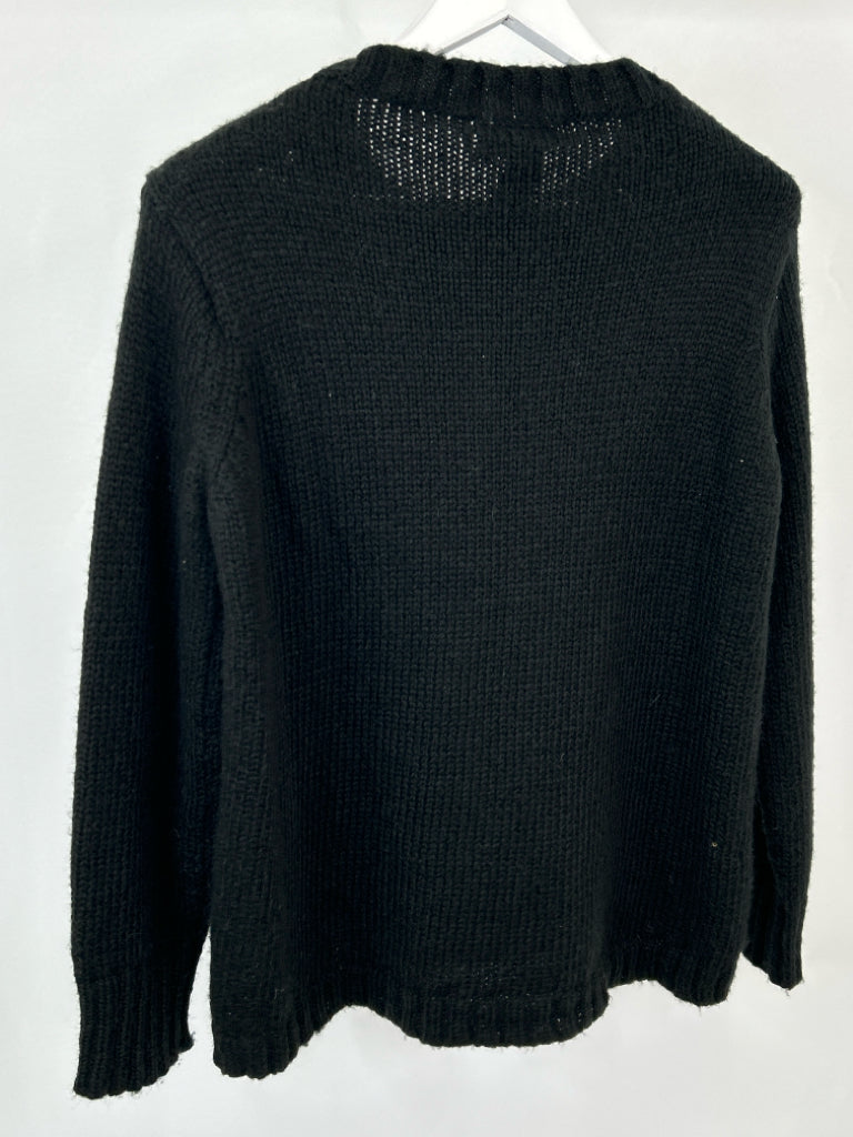 WOODEN SHIPS Women Size S/M Black Sweater