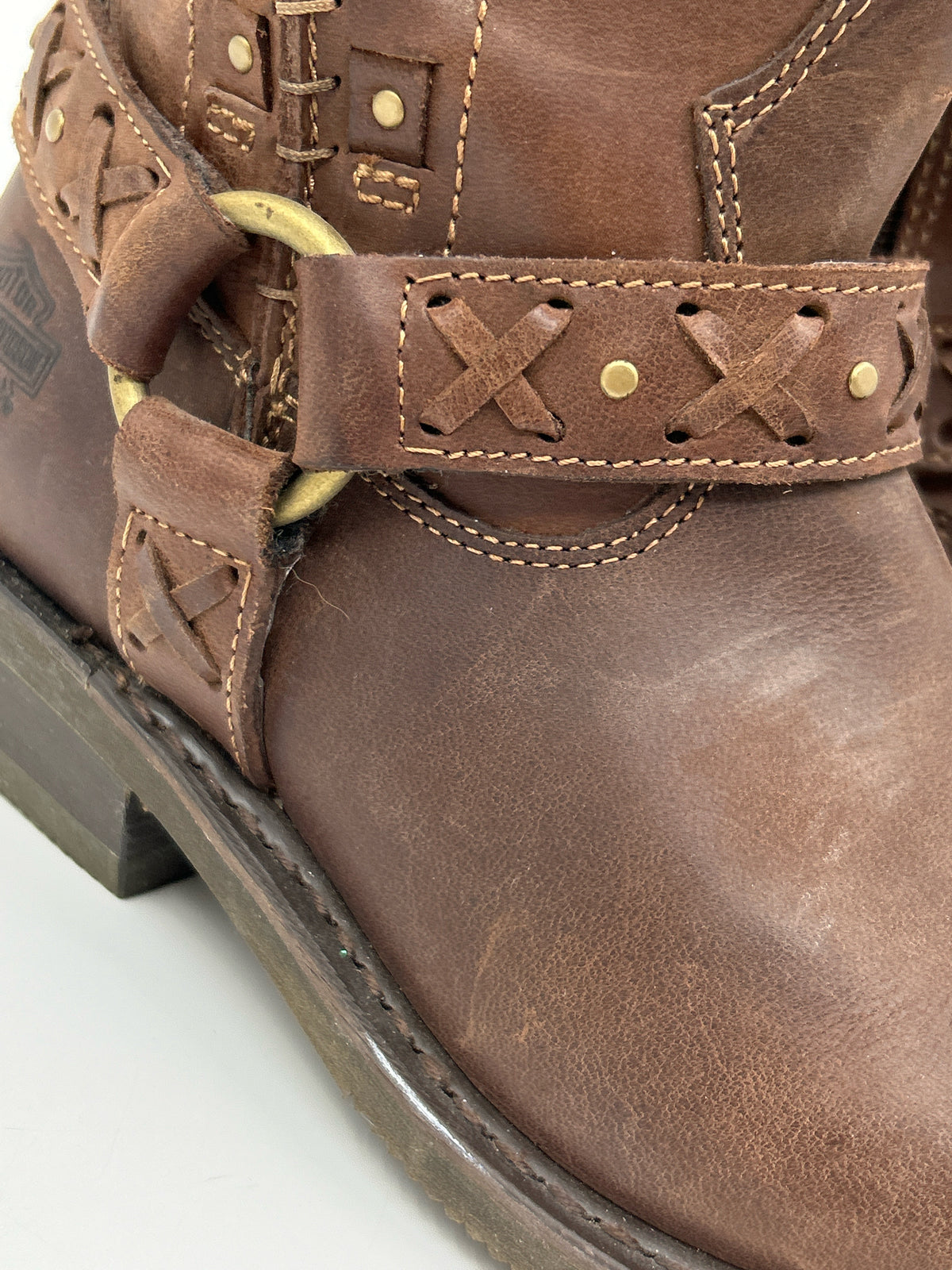 HARLEY DAVIDSON Size 9.5 Brown Women Boots