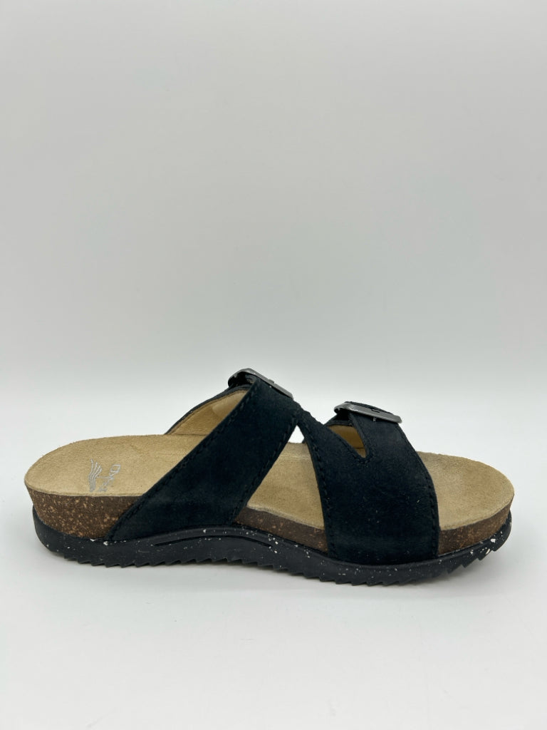 DANSKO EU Size 36 Black Dayna Suede Women's Sandal