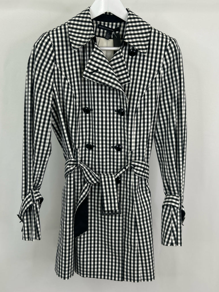 White House Black Market Women Size S Black and White Coat