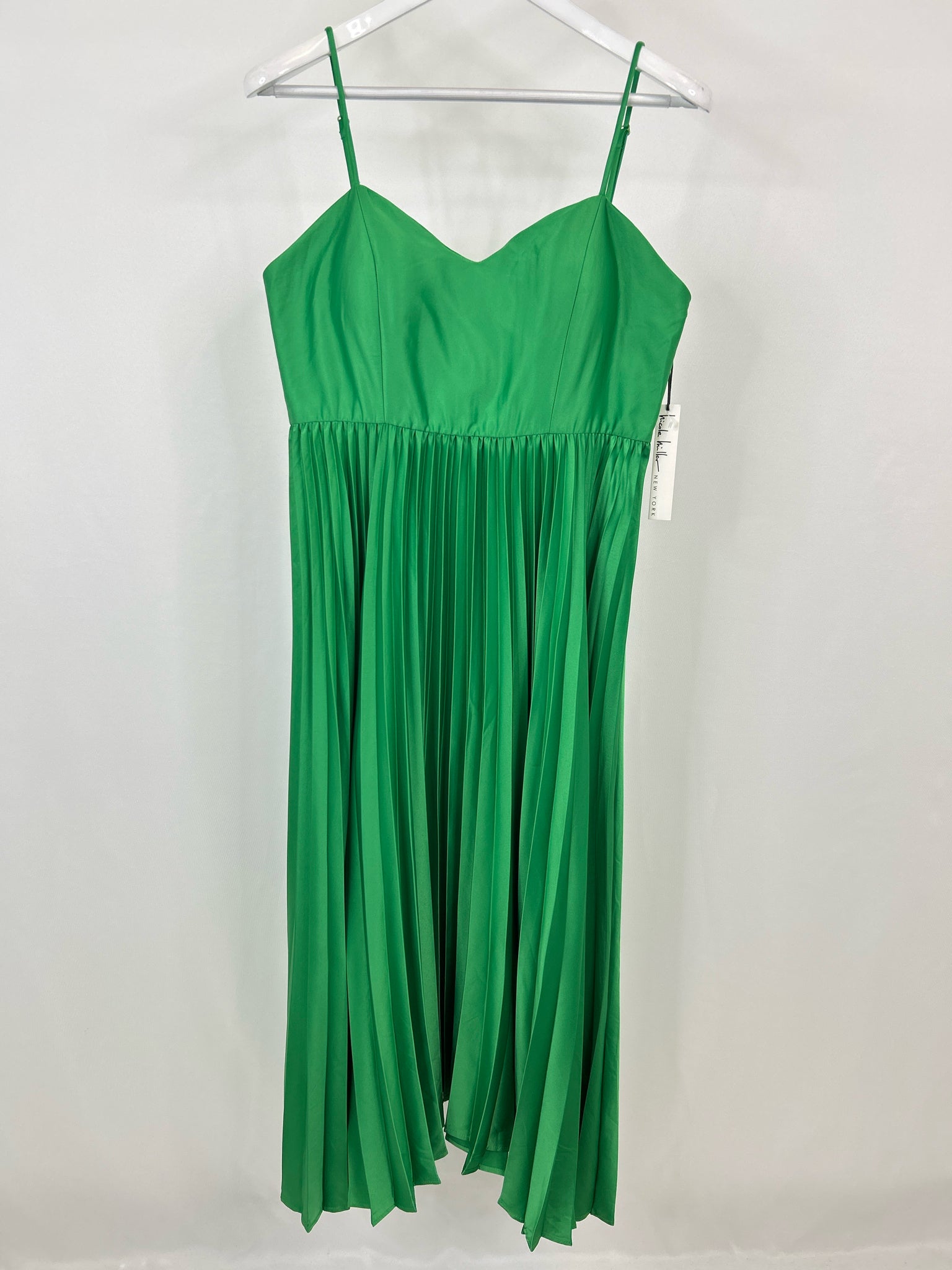 NICOLE MILLER Size 12 Green Women Dress NWT