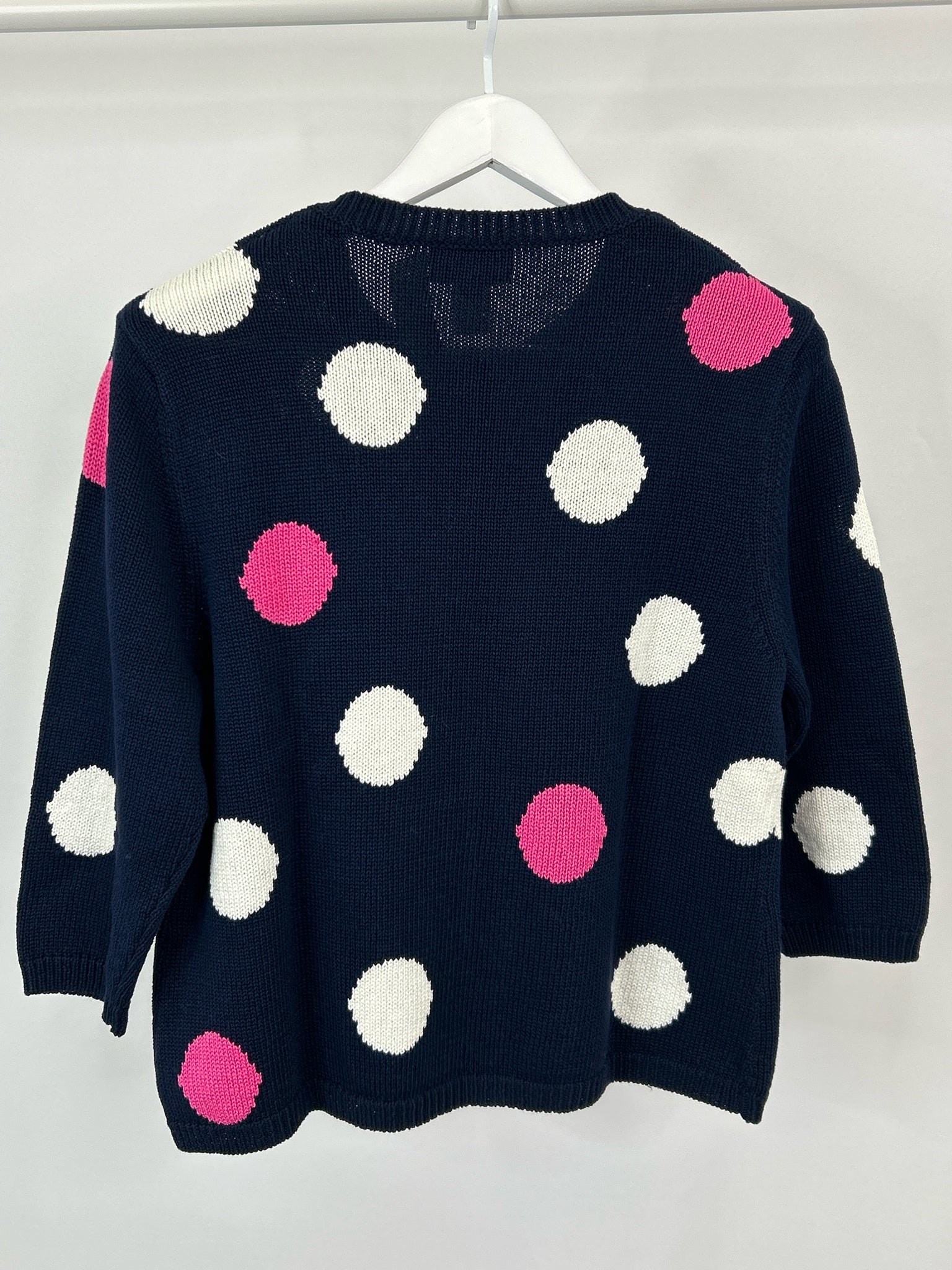 PENDLETON Size L Navy Print Women Cardigan