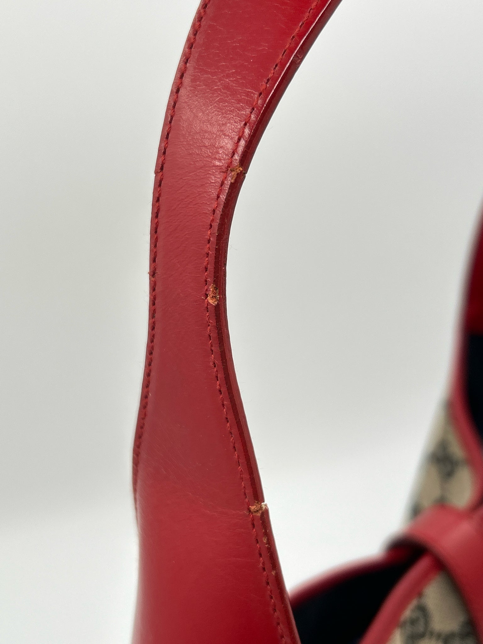 GUCCI NAVY & RED Women Purse