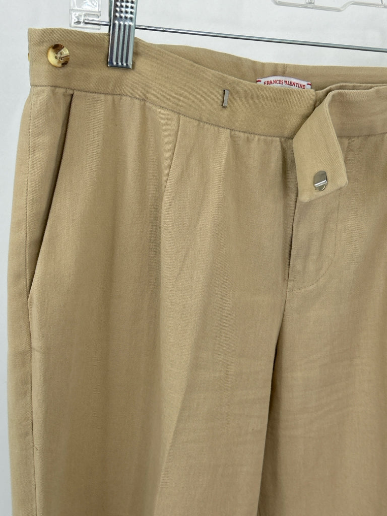 FRANCES VALENTINE Women Size 6 Beige Pants