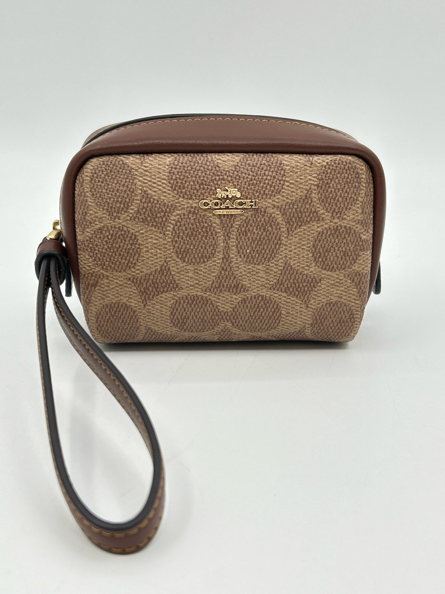 Coach BROWN MONOGRAM Women Wristlet