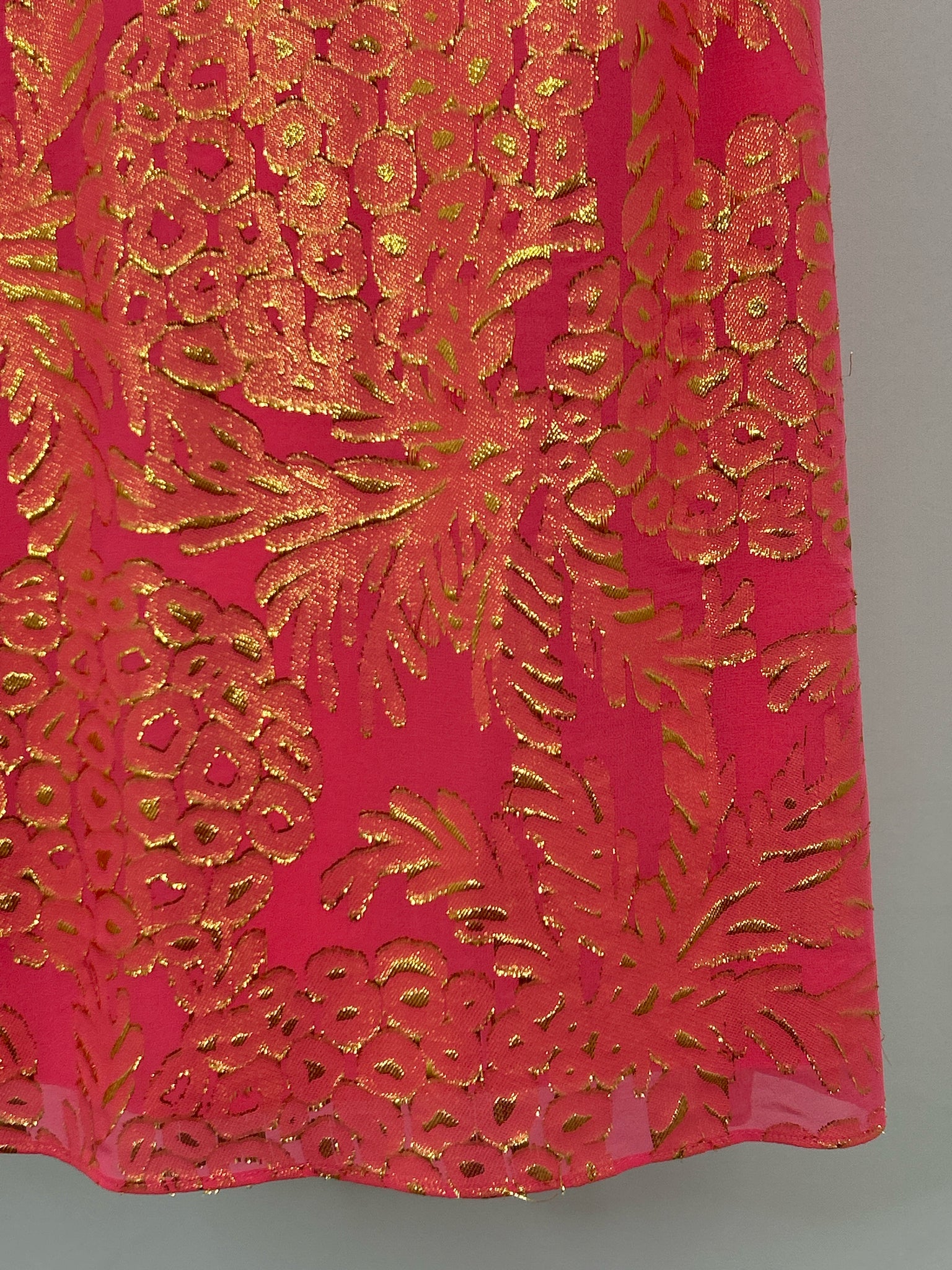 LILLY PULITZER Size S Coral Print Women Dress