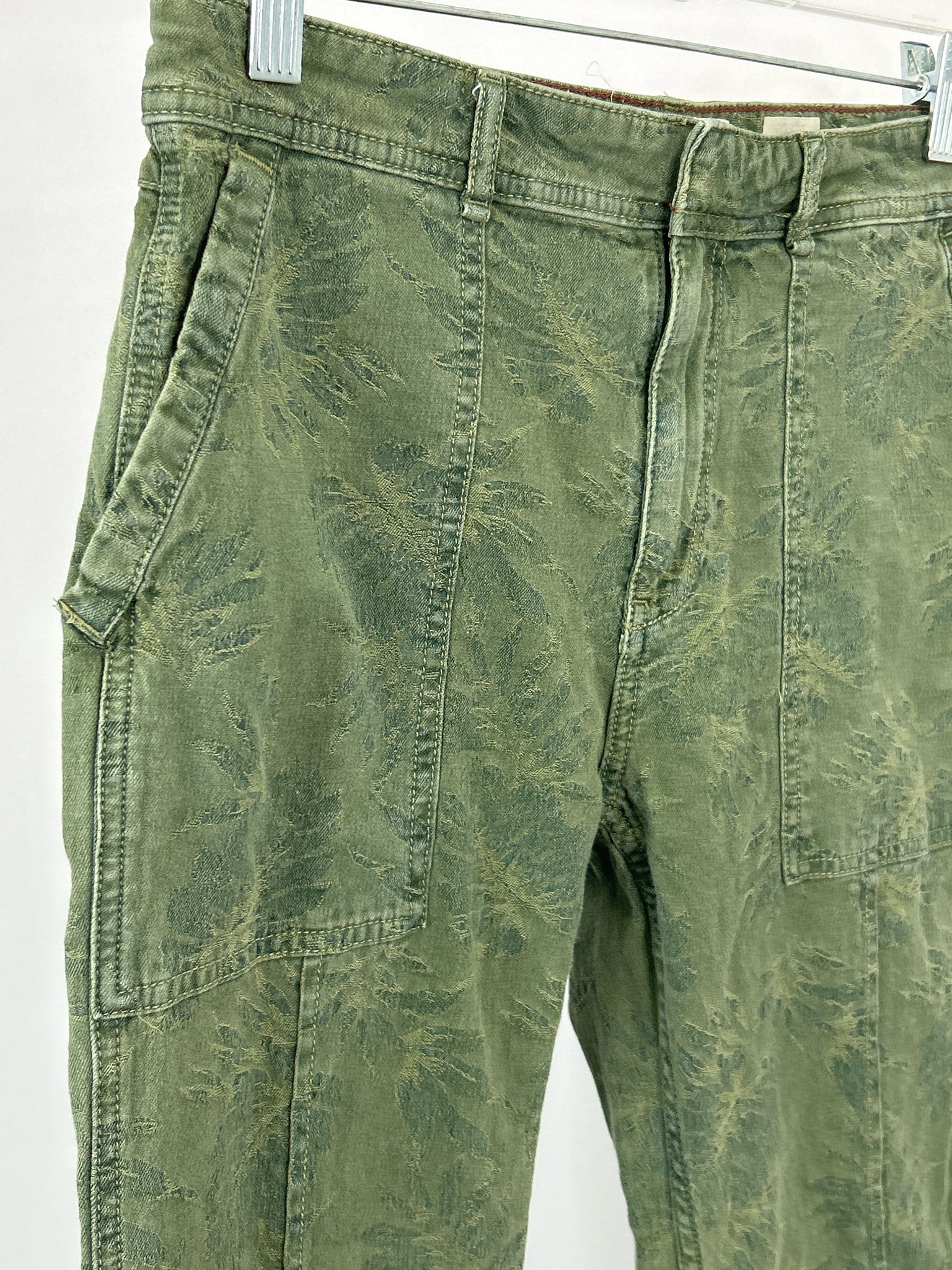 BY ANTHROPOLGIE Size 28/6 Green Women Pants NWOT