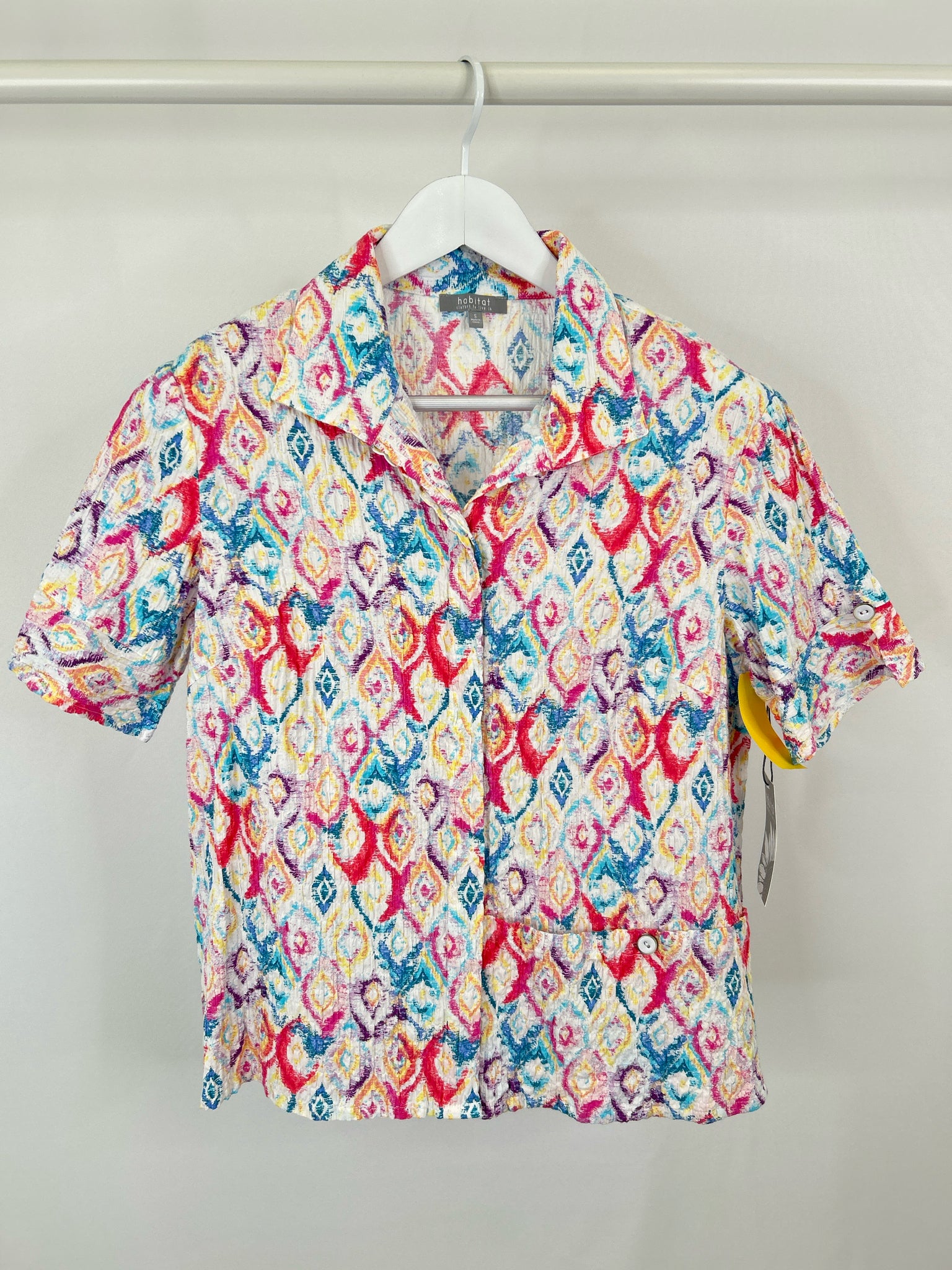 HABITAT Size S White and PINK Women Shirt