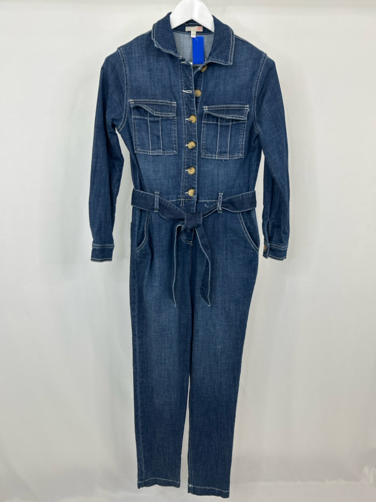 GB Women Size XS BLUE DENIM Jumpsuit