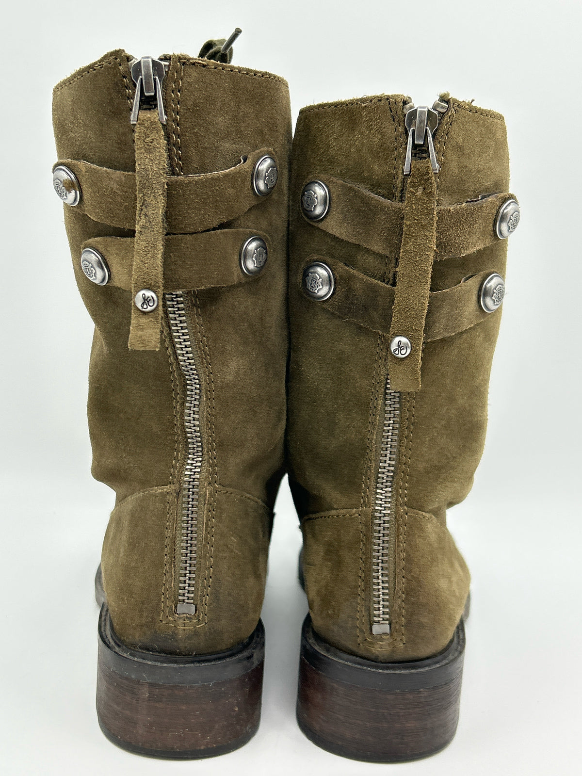 SAM EDELMAN Size 10B Green Women Boots