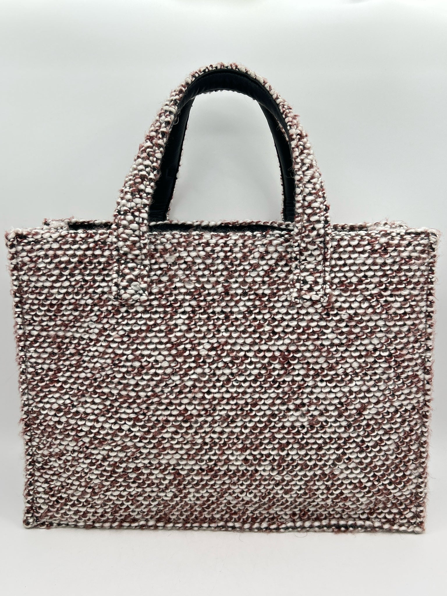 KOORELOO BURGUNDY AND WHTIE Women Tote