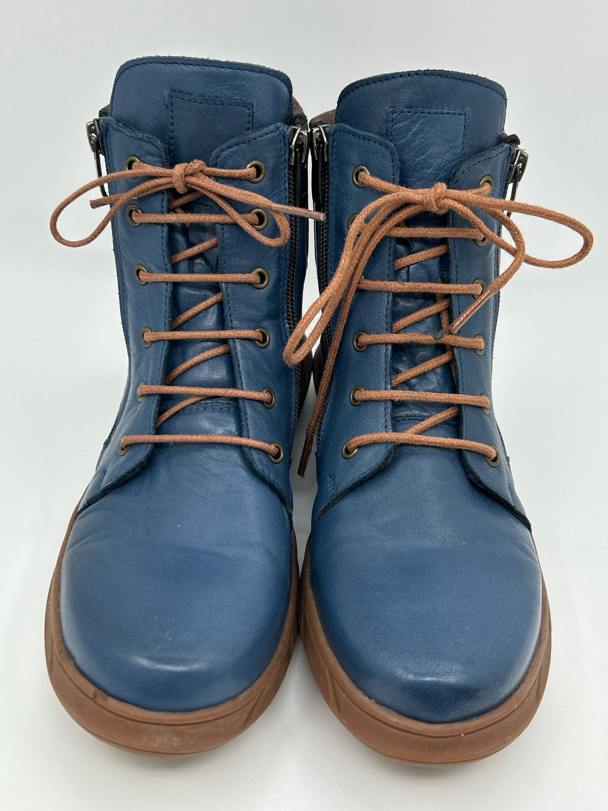 mammamia Size 40/9.5 Blue Women Booties