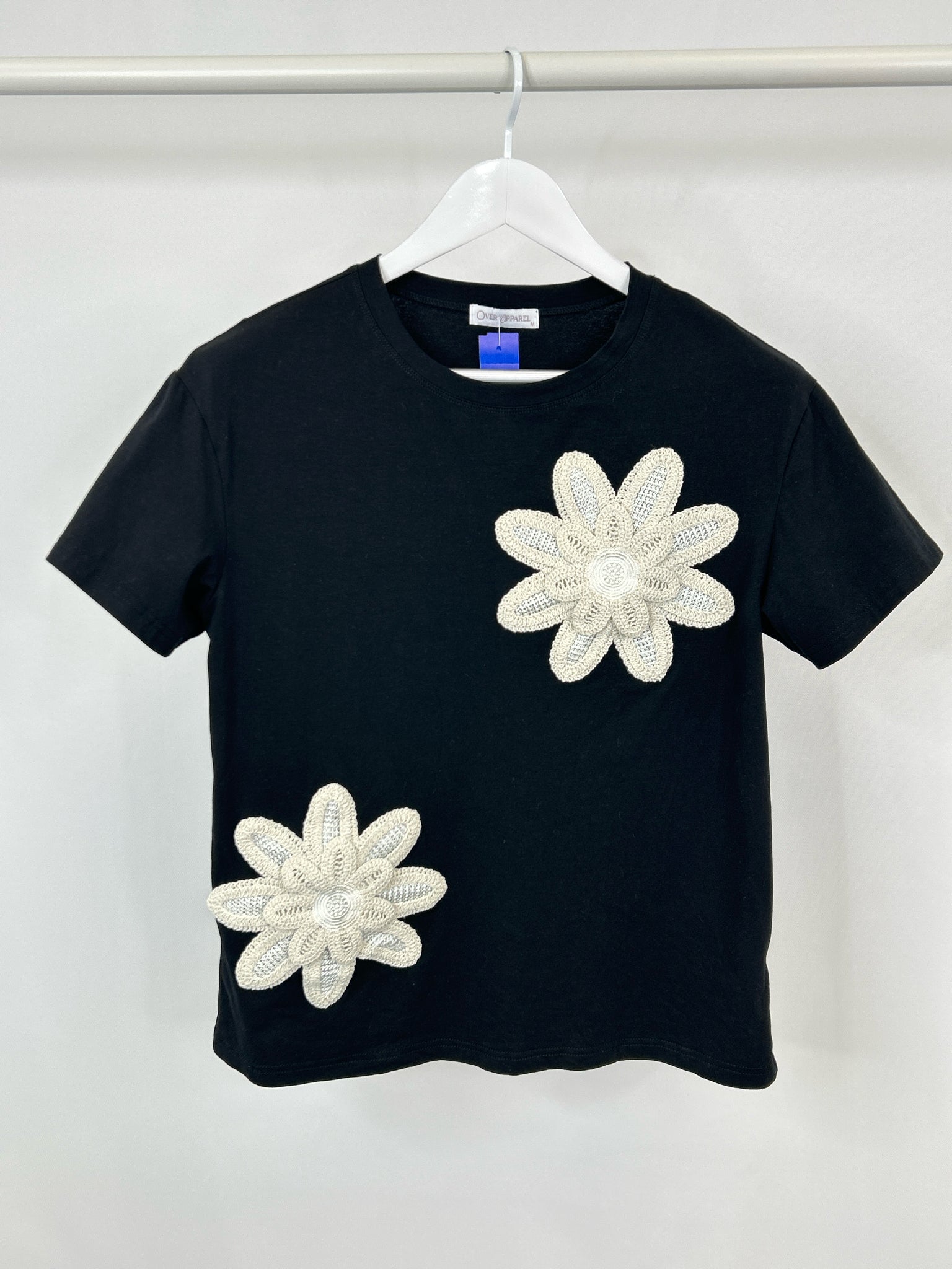 Over Apparel Size M Black Women Top