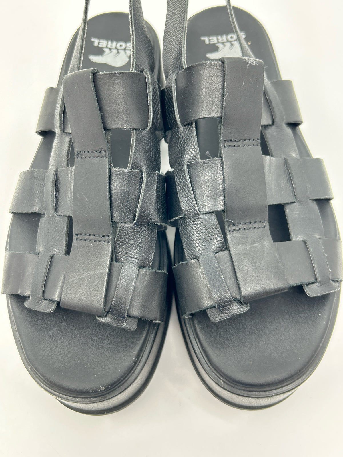 SOREL Size 9.5 Black Women Sandal