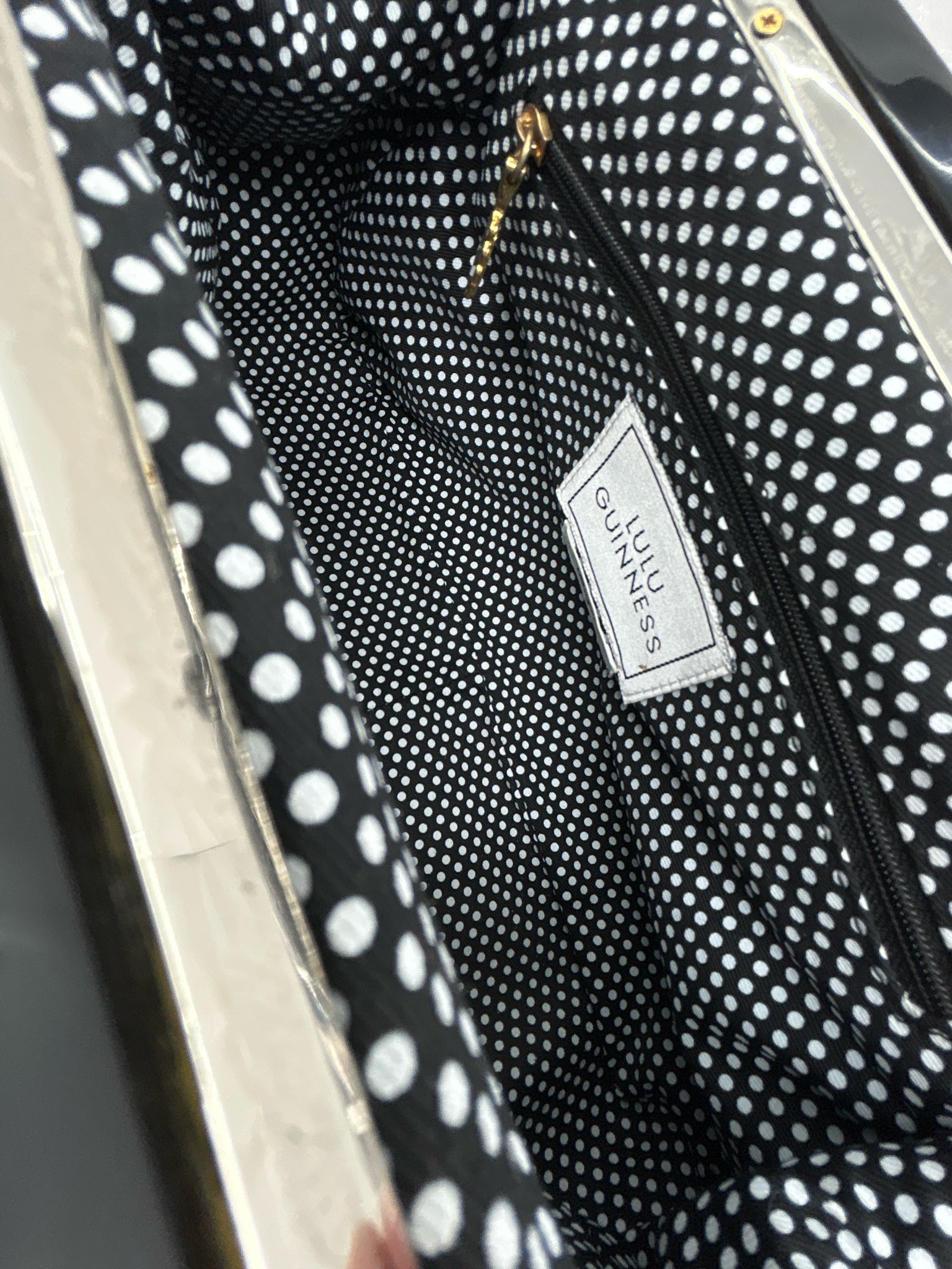 LULU GUINNESS Yellow & Black Women Purse