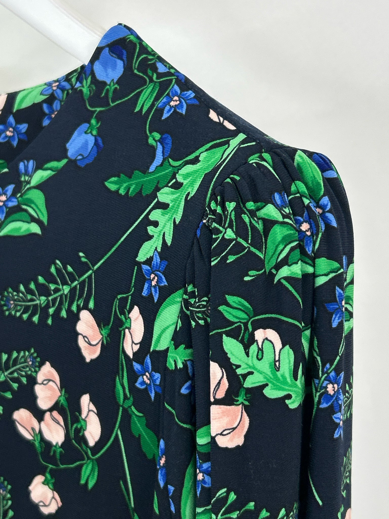 TOMMY HILFIGER Size 18W NAVY FLORAL Women Dress