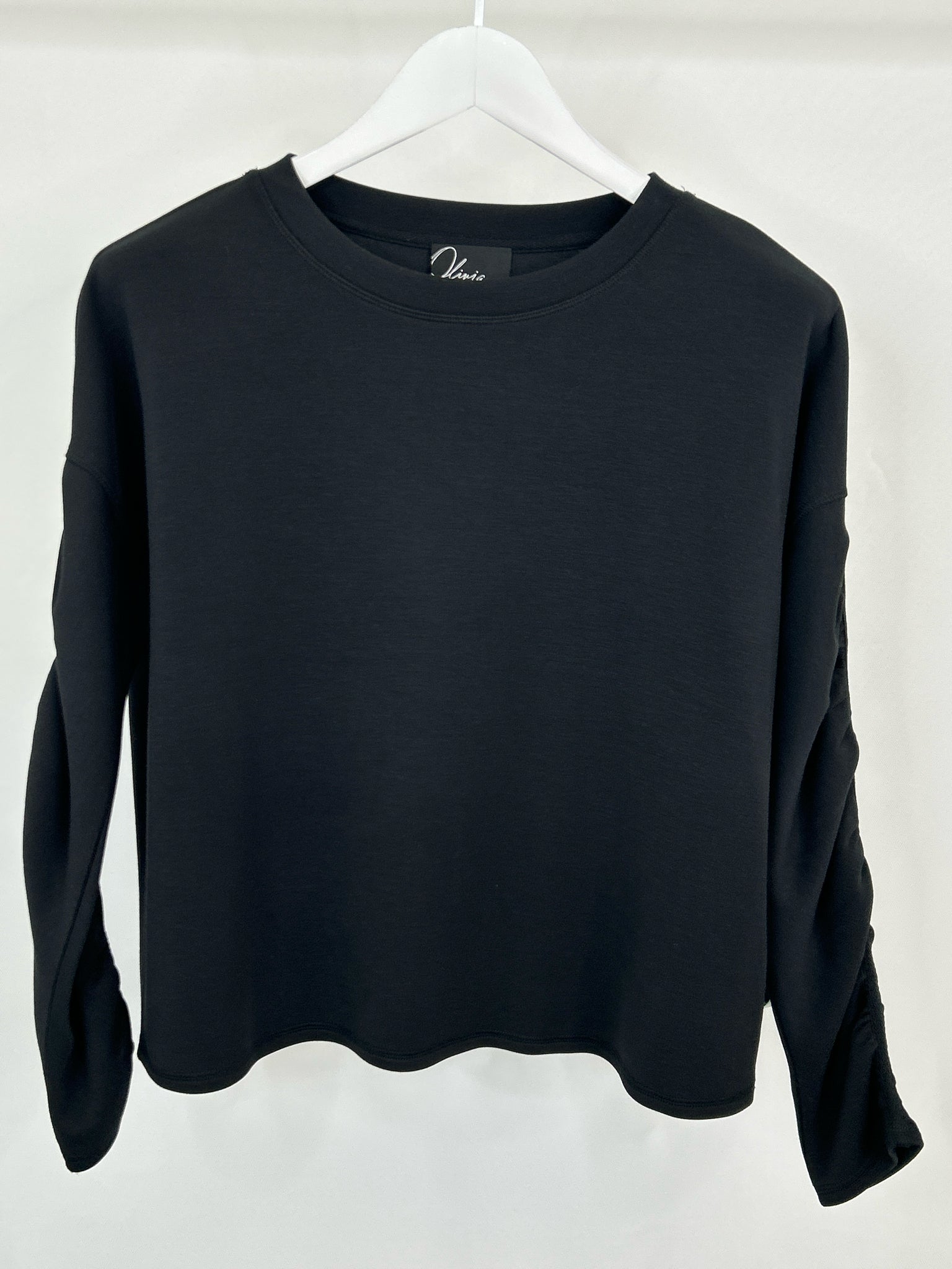OLIVIA BY HABITAT CLOTHES Size S Black Women Pullover