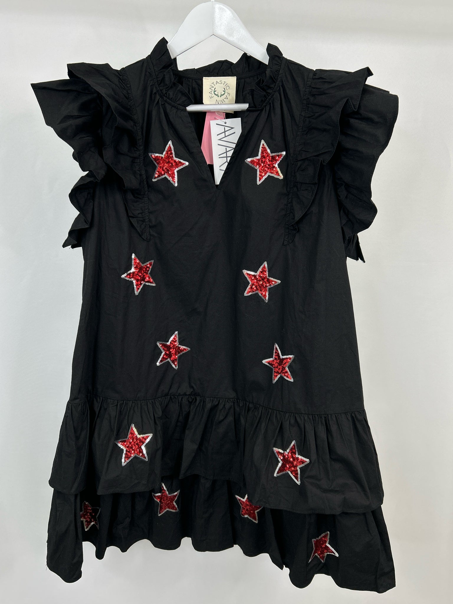 FANTASTIC FAWN Size L Black Women Dress