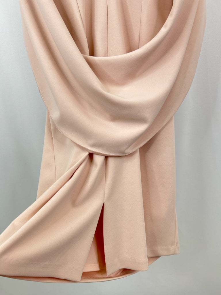 BETSEY & ADAM BY JASLENE Size 16 Peach Dress