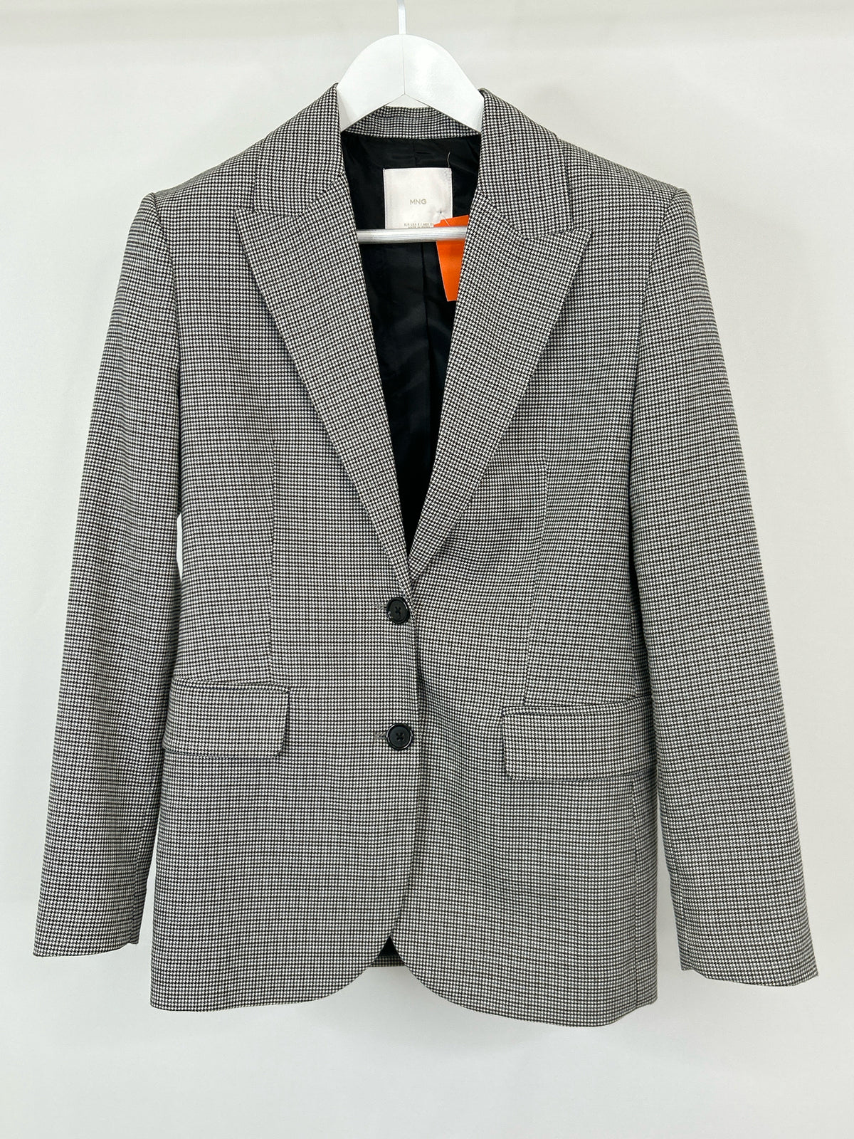 MNG Size 2 Grey Women Blazer