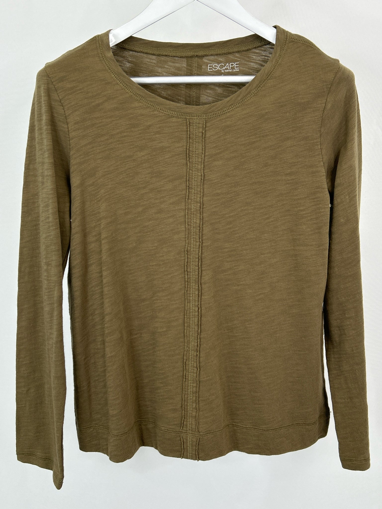 Escape by Habitat Clothes Size S Light Brown Women T-shirt
