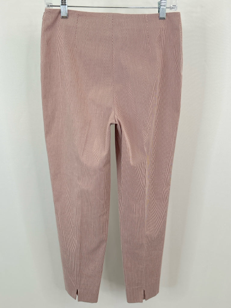 PIAZZA SEMPIONE Size 42 Red Striped Women's Pants