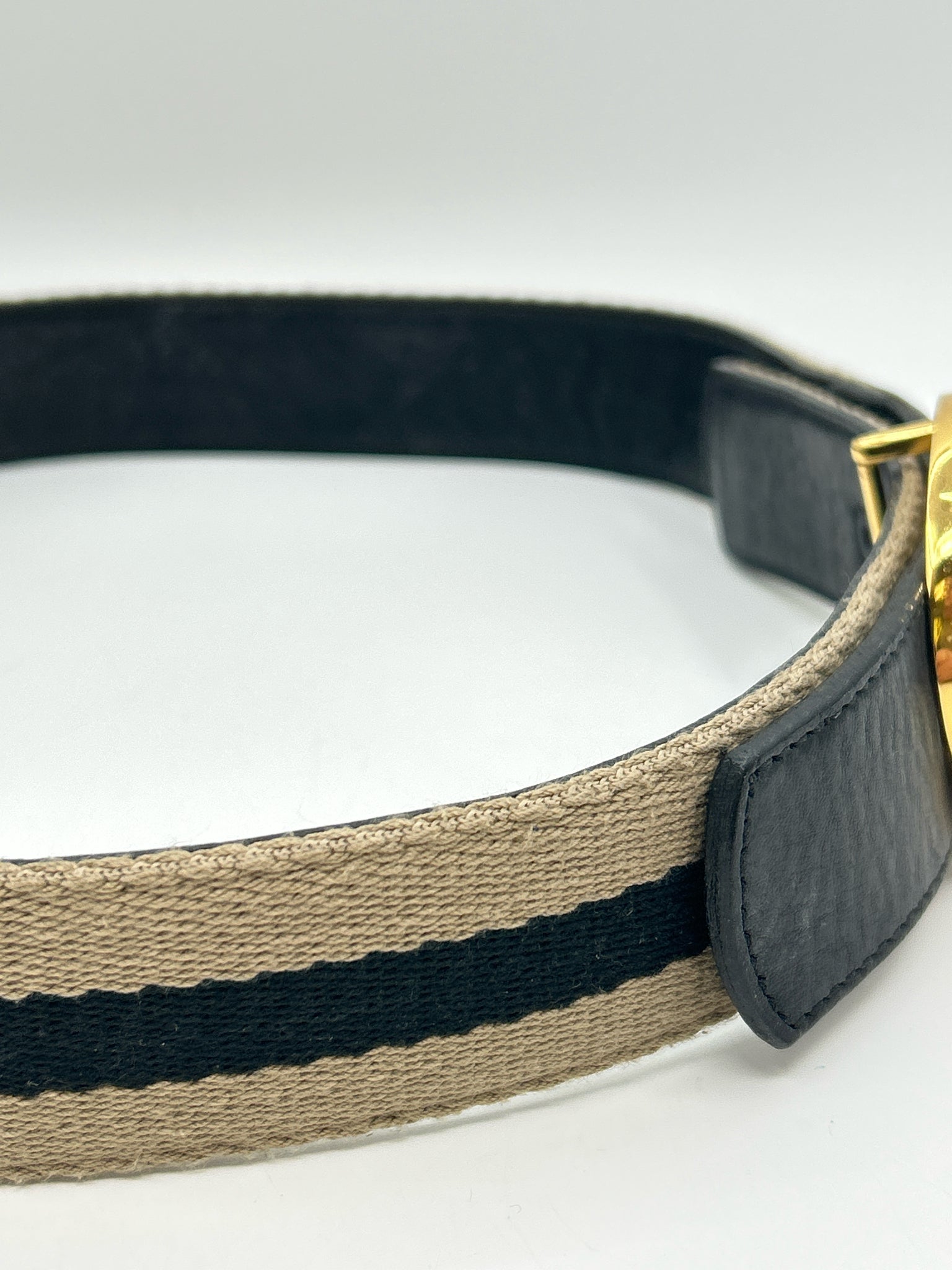 TORY BURCH Black & Beige Belt
