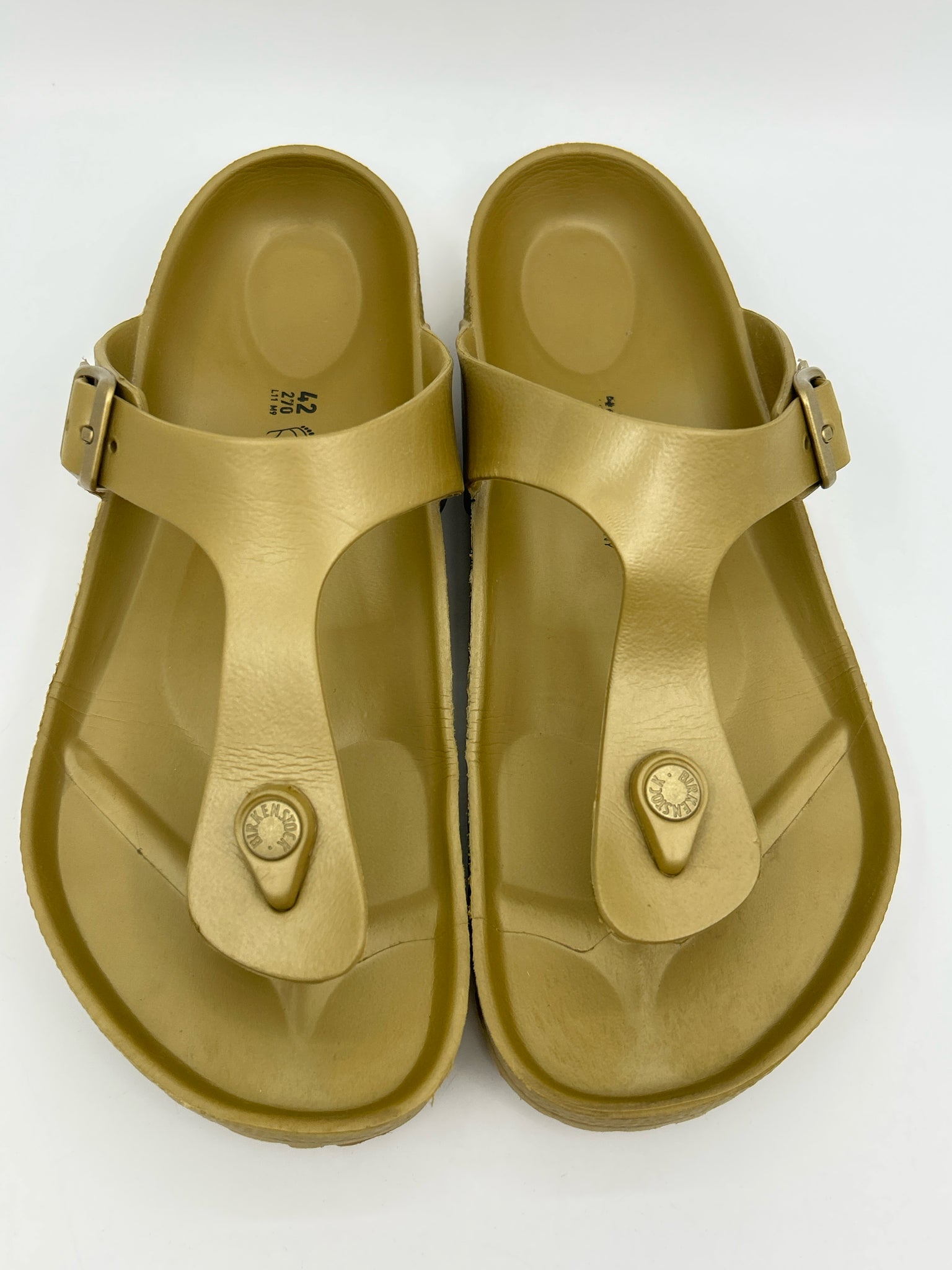 BIRKENSTOCK Size 11 Gold Women Sandal