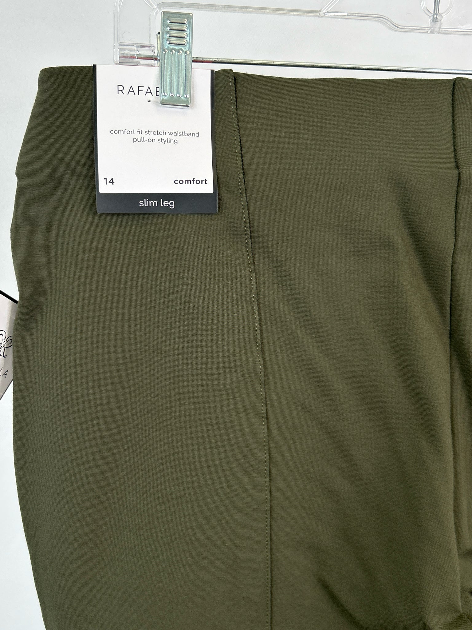 RAFAELLA NWT Size 14 OLIVE Women Pants