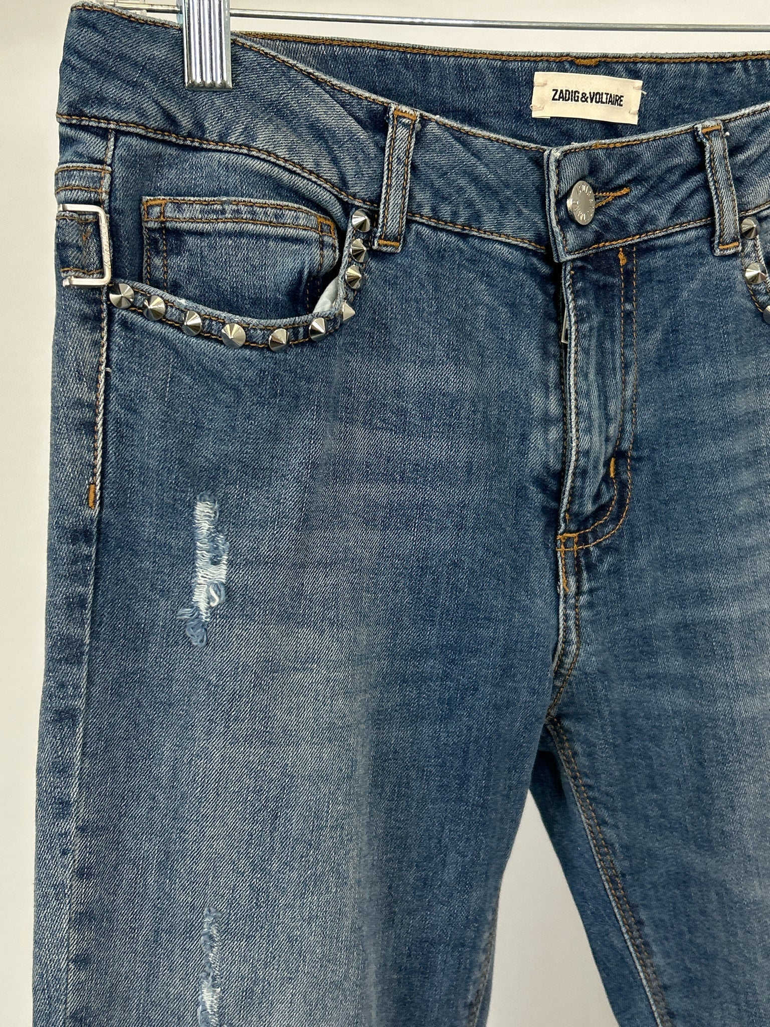 ZADIG&VOLTAIRE Size 26/2 BLUE DENIM Women jeans