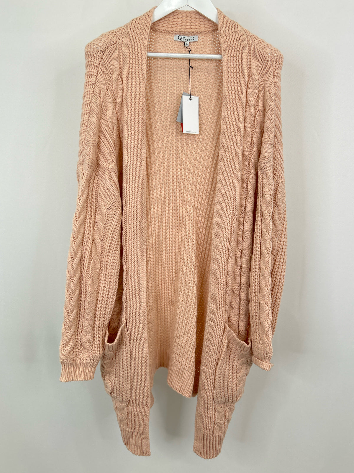 COLLECTION BY CEZELE Size S Pink Women Cardigan