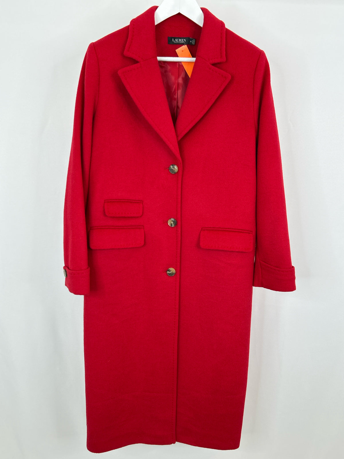 Lauren Ralph Lauren Size 12 Red Women Coat